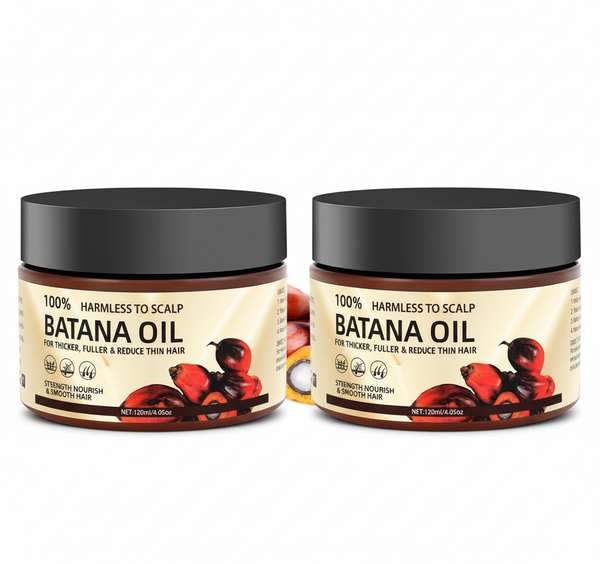 Pack of 2: Organic Batana Oil Hair Butter – 100% Pure, Strengthens & Promotes Healthy Hair Growth
